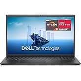 Dell 15 Laptop DC15255-15.6-inch FHD 120Hz Display, AMD Ryzen 5-7520U, 8GB LPDDR5 RAM, 512GB SSD, AMD Radeon 610M Graphics, W