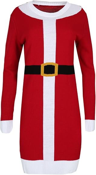 Be Jealous Womens Ladies Santa Costume 
