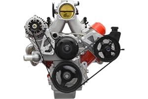 ICT BILLET LS Truck - Power Steering Pump / Alternator Bracket Kit w/ Water Pump Spacers