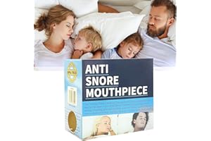 PIEGRICDIAT Anti Snoring Device: FDA-Cleared Anti Snoring Mouthpiece Device Mouth Guard - Effective Anti Snore Solution for Men and Women - Customizable Adjustable Comfortable(White-05)