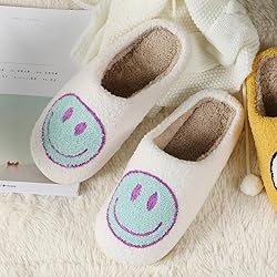 dubuto Smile Face Slippers for Girls Boys, Cute