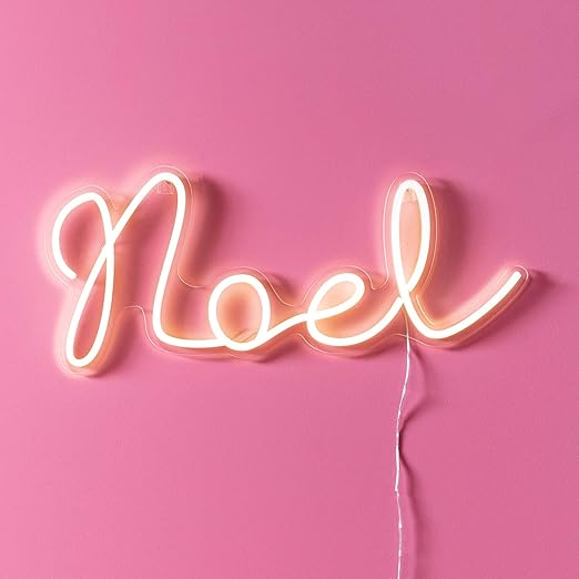 Lights4fun Noel LED Neon Leuchtschriftzug