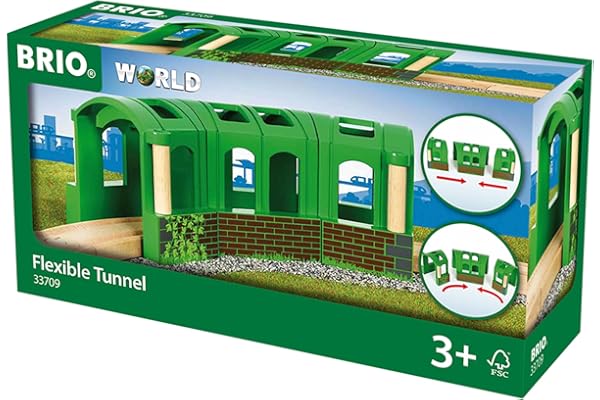 BRIO World - Flexible Tunnel Train Set Accessories for Kids Age 3 Years and up. Compatible with All BRIO Train Sets