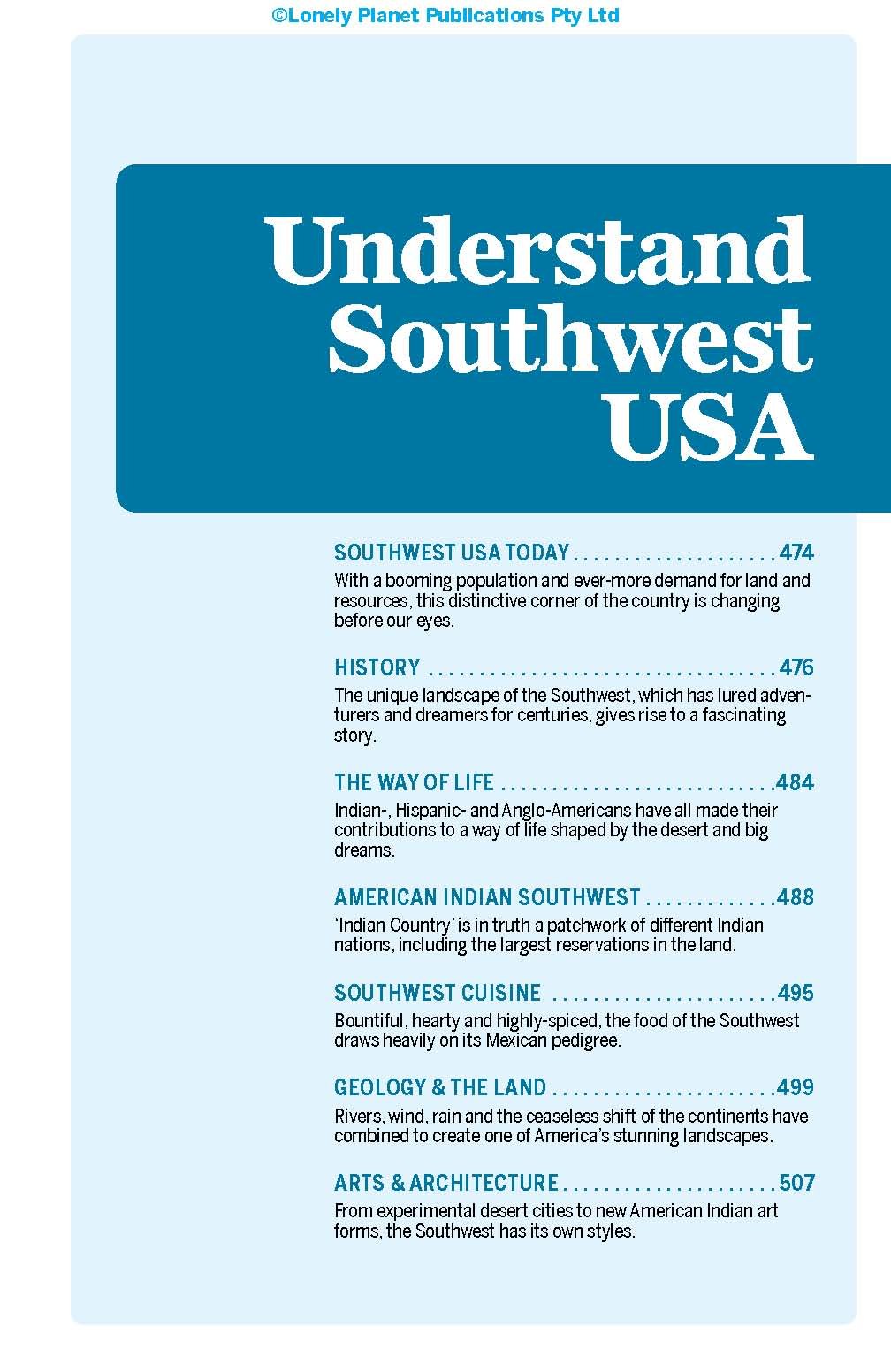 Southwest USA travel guide