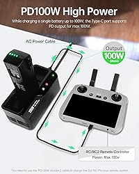 LKTOP 200W Mavic 3 Series Battery Charging Hub with