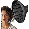 Diffuser Attachment for Shark FlexStyle Hair Dryer, Enhance Natural Curls Accessories for Flex Style Blow Dryer Styler, Styling Tool for Wavy, Curly, Coily Hair, Black