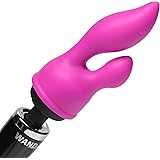 Wand Essentials Euphoria G-spot and Clit Stimulating Silicone Wand Massager Attachment, Pink (ad444)