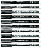 STAEDTLER Lumocolor Black Medium Permanent Marker