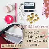 KAYZON Blonde Invisible Hair Nets U-Shaped Pins Set 50pcs Elastic Mesh Kids view 4