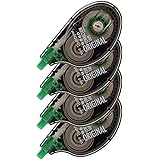 Tombow 68626 MONO Original Correction Tape, 4-Pack. Easy to Use Applicator for Instant Corrections