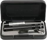 Maglite Solitaire LED Presentation Box Flashlight Black Twist Focus 55m Beam view 3