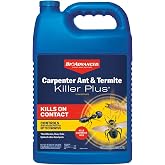 BioAdvanced Carpenter Ant &amp; Termite Killer Plus, Concentrate, 1 Gal | Mix &amp; Spray - Kills Carpenter Bees - Outdoor Insect Control - Up to 3 Months Protection - Covers Up to 21,000 Square Feet