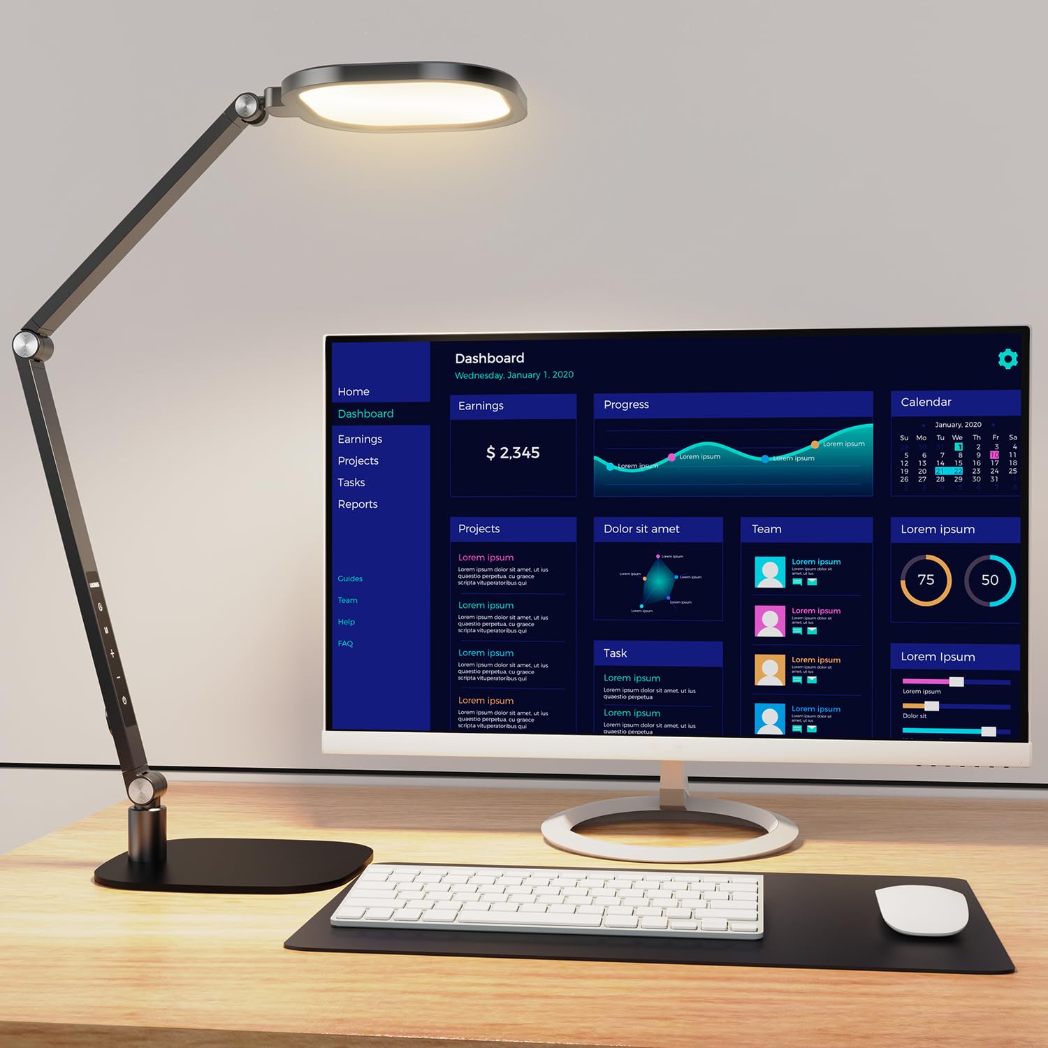 Photo 1 of **FOR PARTS ONLY**
LitONES LED Desk Lamp for Home Office, Eye-Caring Modern Desk Light, 3 Color Temperature 10 Brightness Computer Light, Dimmable Desk Light with Memory & Timer Func, Metal Swing Arm Table Lamp