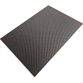 cncarbonfiber 1.0mm 200x300mm 100% Carbon Fiber Sheet Laminate Plate Panel 3K Twill Matte Finish