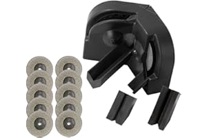 ASIXXSIX Multipurpose Drill Bit Grinding Sharpener, Drill Bit Sharpener for All Bits, ABS Professional Electric Drill Bit Sharpener Portable Drill Bit Sharpener, Drill Grinder Grinding