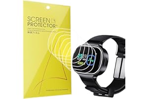 Lamshaw Compatible for EmeTerm Smart Screen Protector, [6 Pack] Full Coverage TPU Clear Film Compatible for EmeTerm Smart Wristwatch (6 Pack)