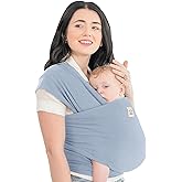 KeaBabies Baby Wrap Carrier - All in 1 Original Baby Carrier Newborn To Toddler Sling, Easy to Wear, Hands Free Bonding, Ligh