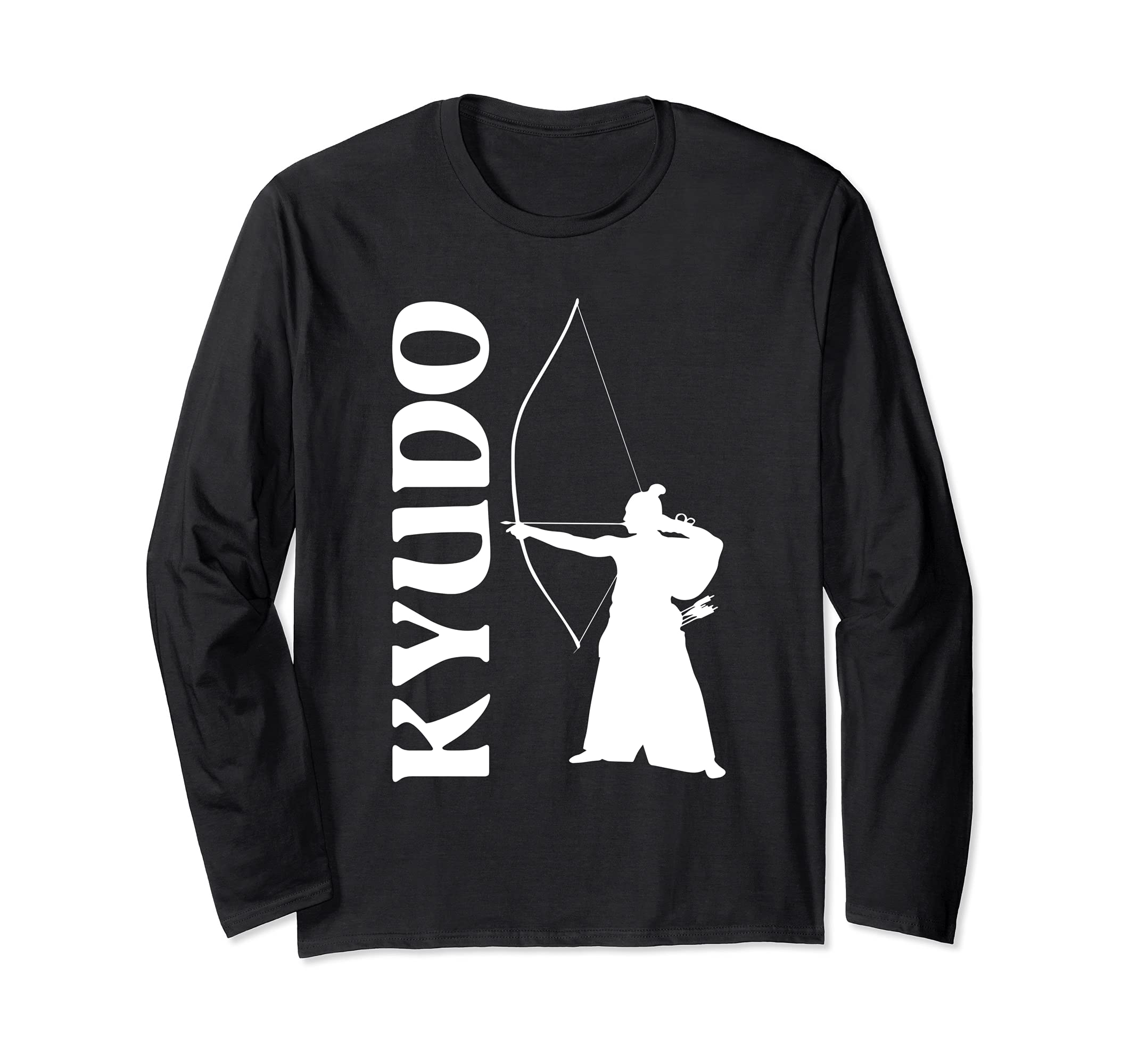 Kyudo Archery Samurai Japanese Archery yumi bows Long Sleeve T-Shirt