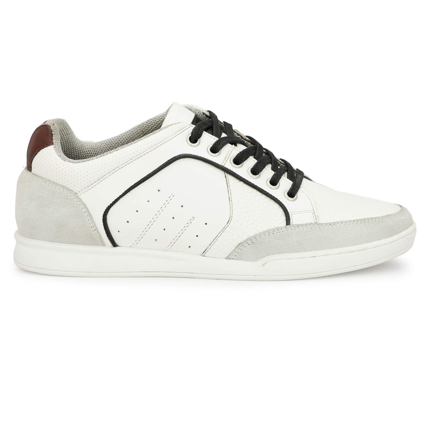 white vegan leather sneakers
