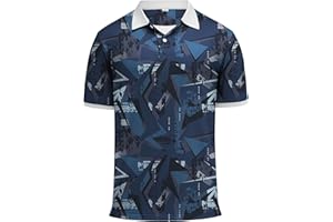 KUYIGO Men's Polo Shirts Moisture Wicking Performance Short Sleeve UPF 40+ Lightweight Golf Shirts Athletic Casual