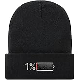 Funny Beanie for Men and Women,Cool Embroidered Knit Hat Warm Winter Funny Hat