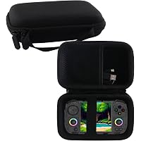 LANVODO Hard Case With Customizable Foam, 8.8 Inch EVA Case Compatible With Anbernic Rg35xx/rg35xx Plus/rg353v/rg28xx/rg34xx/rg406v/ Rg40xxv/rg35xx H/rg Cube/rg405v, Trimui Brick/smart