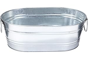Little Giant Miller Manufacturing Galvanized Oval Tubs Steel Durable Heavy Duty 2 Gallon