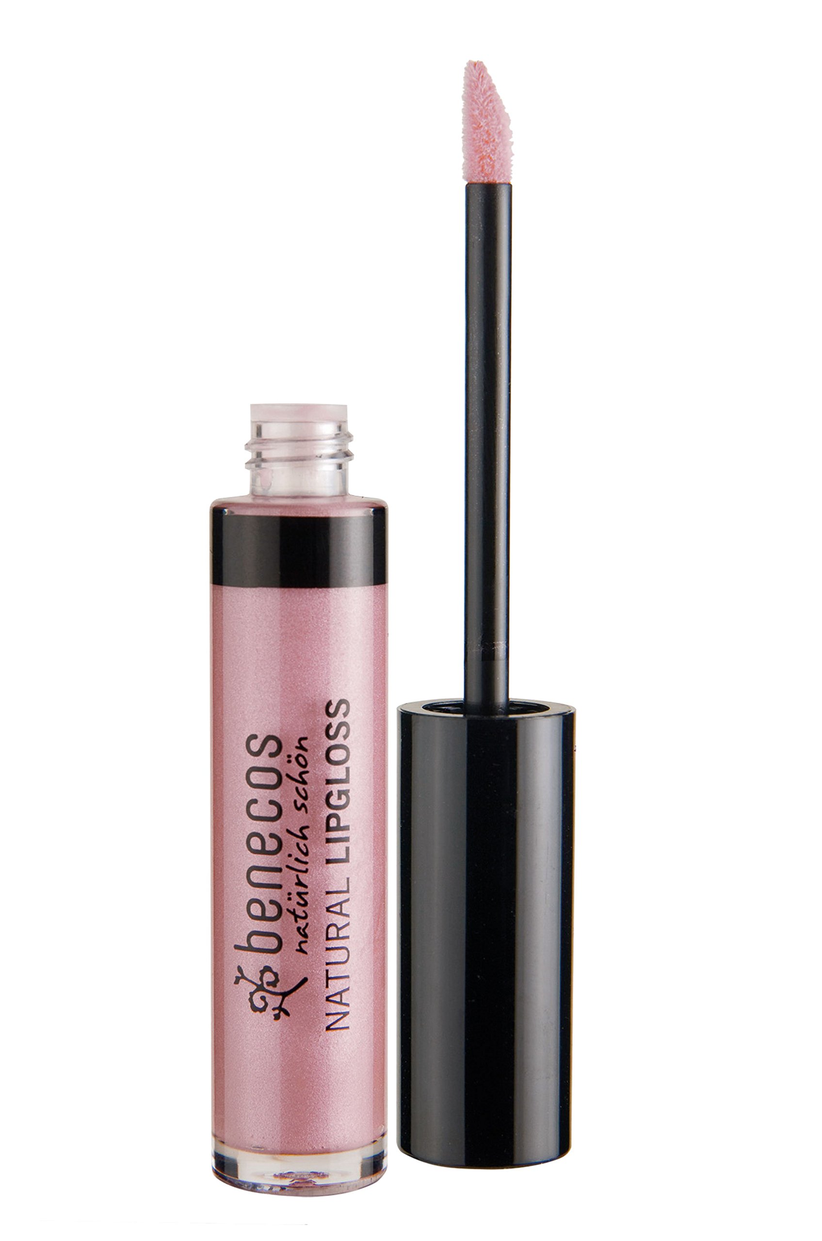 Benecos Natural Cosmetics - Lip Gloss - Vegetable Oils and Vitamin E - Talc-Free - Rosé