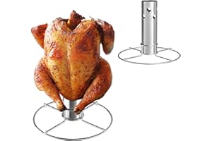 GLOWYE Beer Can Chicken Holder for Charbroil Big Easy Turkey Fryer Accessories, Stainless Steel Flavor Infuser Stand for CharBroil 4897766R06 - Grill Smoker Roaster Oven
