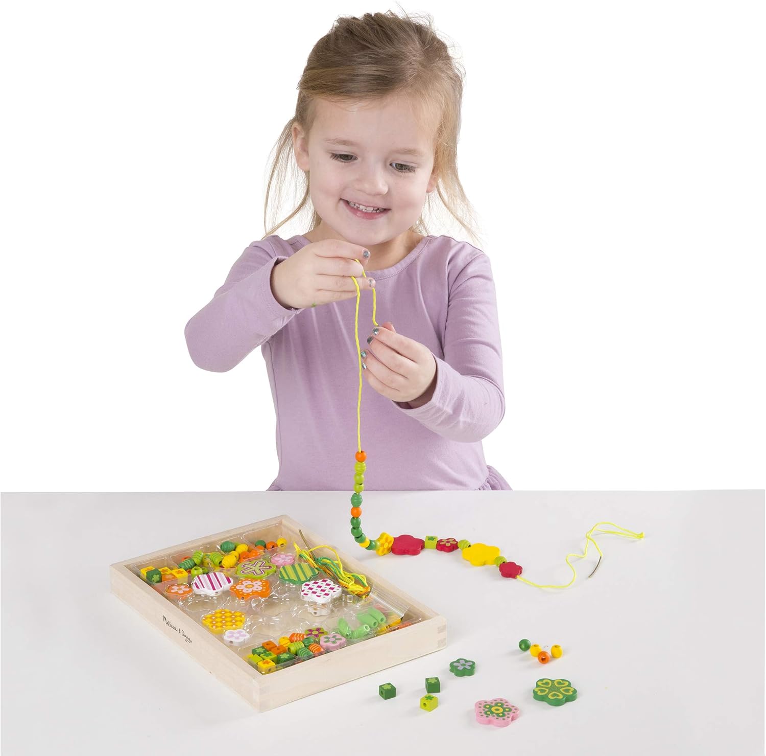 melissa and doug flower power bead set