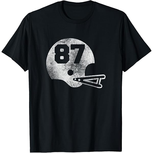 maaa 　L'Appartement 　Football T-shirt Amazon.com: Vintage Football 91 Jersey Number T-Shirt