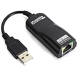 Plugable USB 2.0 to Ethernet Fast 10\100 LAN Wired Network Adapter Compatible with MacBook, Chromebook, Windows, Linux, Wii, Wii U & Switch Game Console