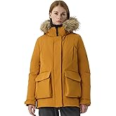 Fitouch Arctic Shield Elite Women's Down Parka | 750+ PF Lady Winter Jacket | Mid-Length Water Repellent Warmer Puffer Coat