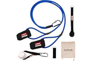 SunNordik Resistance Bands for Baseball Pitchers, Improve Arm Strength & Pitching Training, Training Bands for All Skill Leve