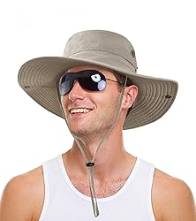 Sun Hat for Men Women UPF 50+ Fishing Hat Wide Brim