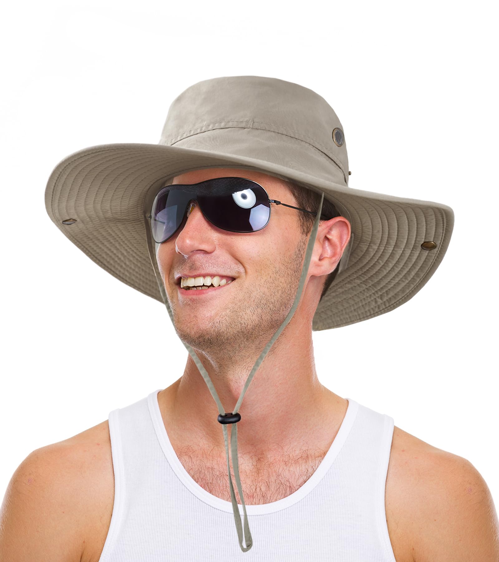 Sun Hat for Men Women UPF 50+ Fishing Hat Wide Brim