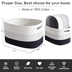 OIAHOMY Storage Basket, Woven Baskets for