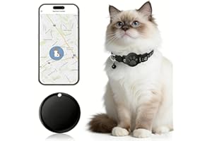 JNLIK Pet Tracker,GPS Collar for Cats (Android Only) Smart tag,Waterproof Compatible with Google Find My,No Monthly Fee,Advanced Tracking Solution Smart Collar for Pet Safety Ideal Small Large Cats