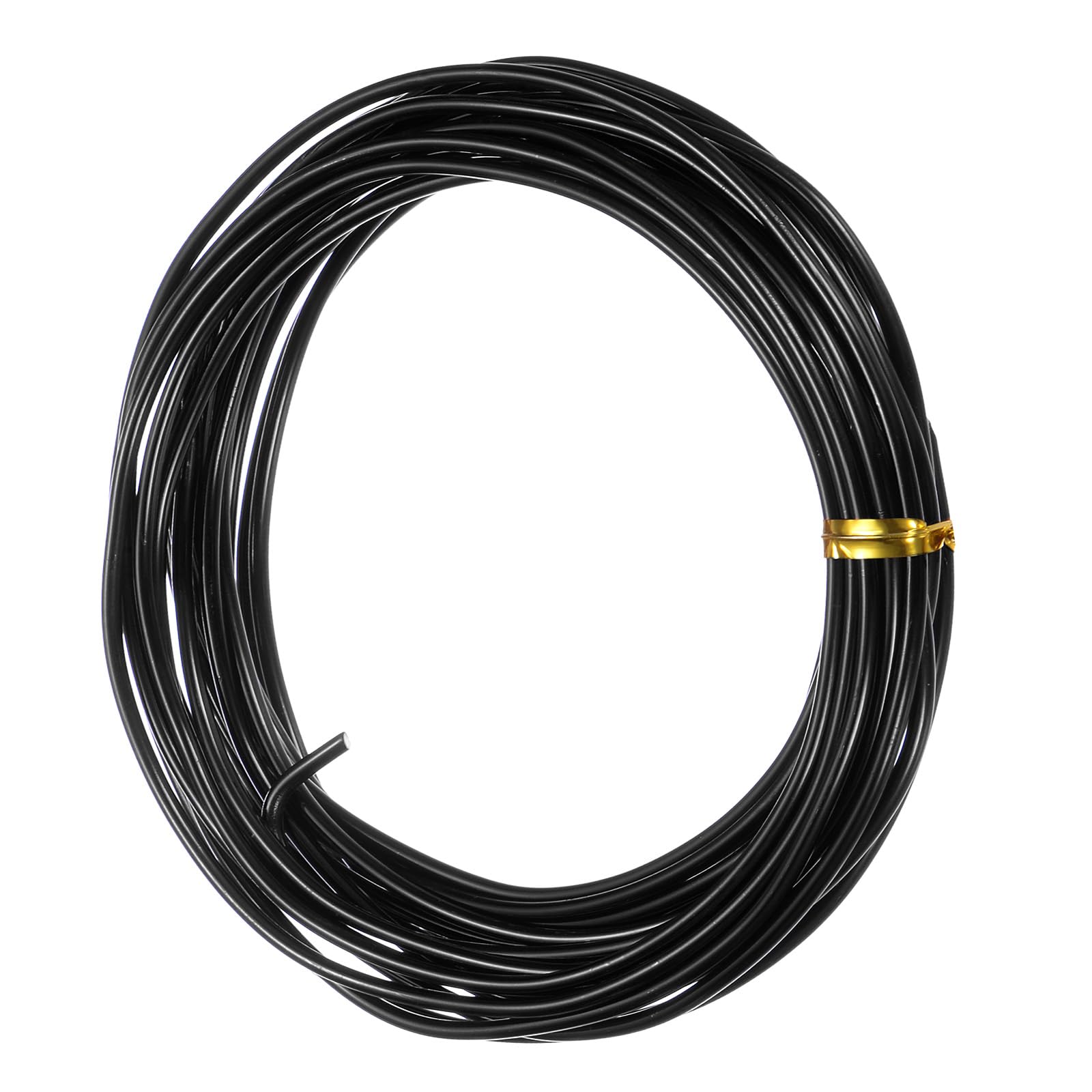 M METERXITY 2mm Bonsai Training Wire, 16.4 Feet Total Anodized Aluminum Bonsai Wires for Bonsai Tree Shaping/Branches Fixing/Trunk Holding/DIY Crafting [Black]