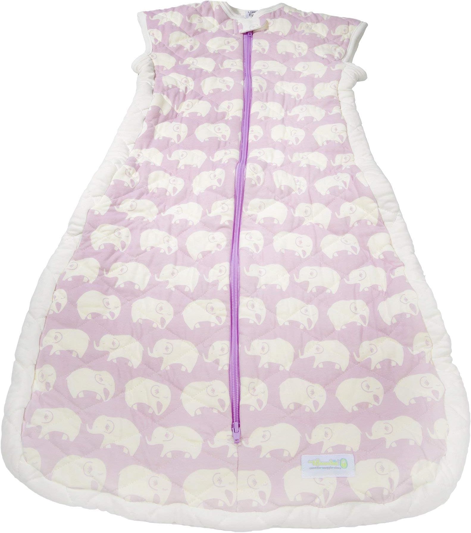 Woombie Ultimate Sleep Swaddle, Lavender Ele, 9-24 Months