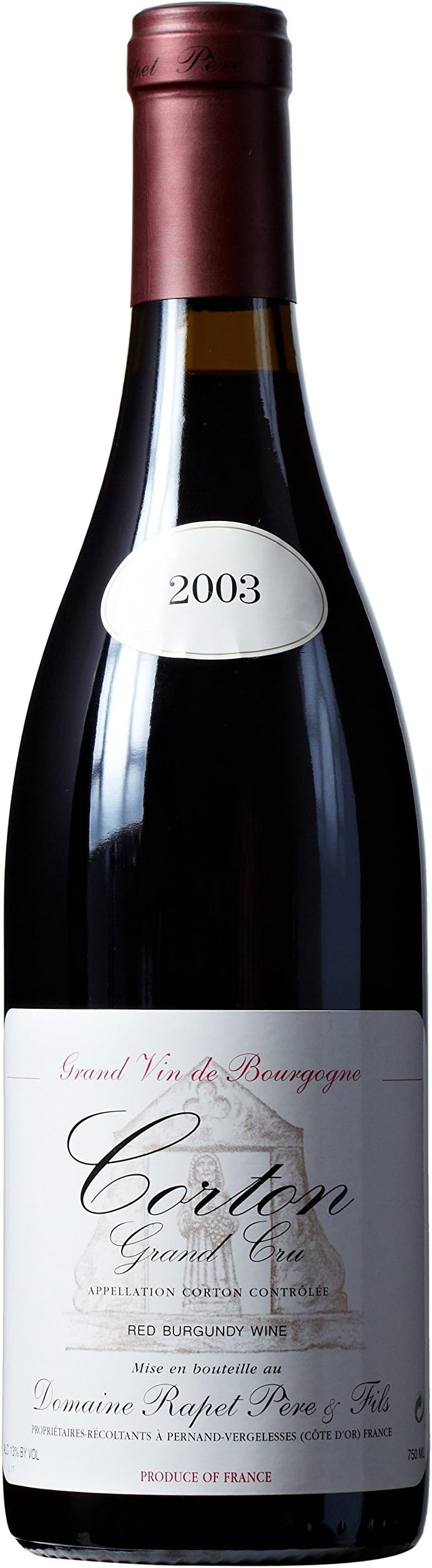 2003 Rapet Corton Grand Cru 750 mL