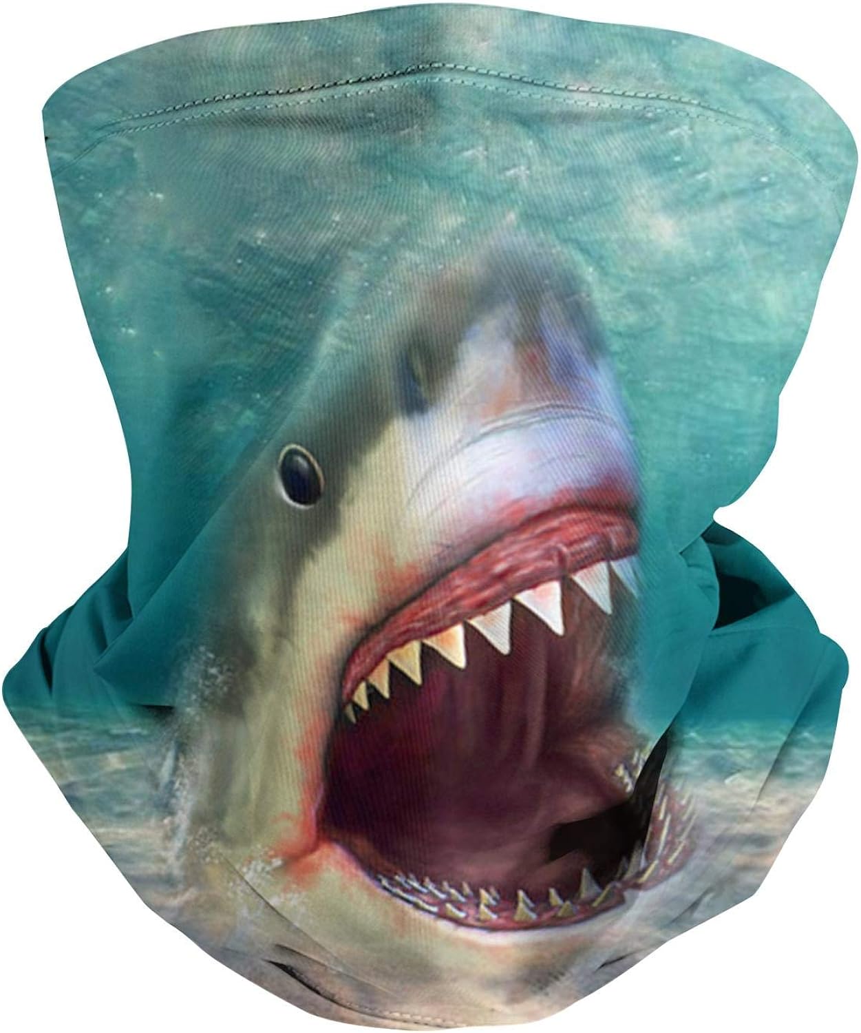Shark Seabed Lorenzo Burst Green Unique Seamless Face Mask Bandana Headwear Neck Gaiter Balaclava for Dust Outdoor Sports