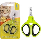 Pet Nail Clippers, OneCut New Upgrade Version Cat & Kitten Claw Nail Clippers for Trimming, Professional Pet Nail Clippers Be