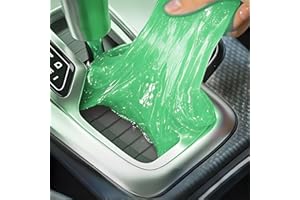 MysticHome for Car Cleaning Gel 160g,Reusable Cleaning Putty for Interior Detailing PC Keyboard, Car Cleaning Supplies, Auto Detailing Tools, Car Slime for Dust Removal, Cleaning Kit(Green, 5.0 OZ)