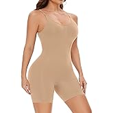 ONEW Strapless Shapewear Bodysuit for Women Under Dress Tummy Control Full Body Shaper Seamless Butt Lifter Thigh Slimmer