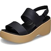 Crocs womens Brooklyn Sky Sandals, Wedge Sandals