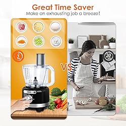 Davivy 16 Cup Food Processor & Blender Combo