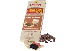 LUCHO DILLITOS LUCHOS Energy Blocks - Guava & Coffee, 10 x 400 g | Colombian On-the-Go Sports Nutrition for Running, Cycling & Hiking | A Natural Alternative to Bars & Gels | Vegan, Gluten Free & Easy to Digest