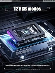 llano V10 Gaming Laptop Cooling Pad, RGB Laptop