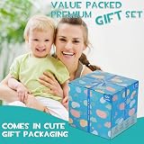 HELLOWOOD 8 in 1 Wooden Activity Cube Montessori Educational Toy Set view 5